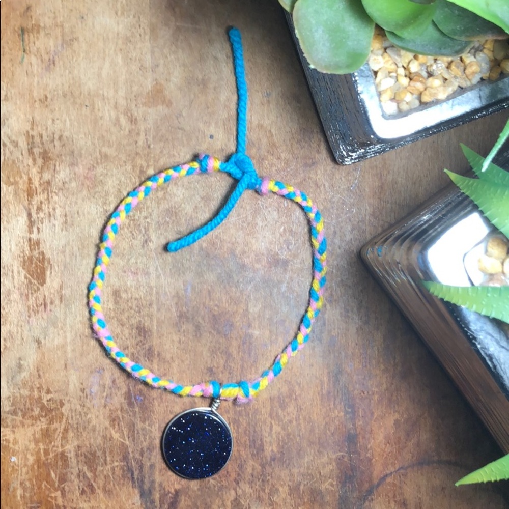 Beautiful VSCO necklace! Rainbow, Black Diamond!